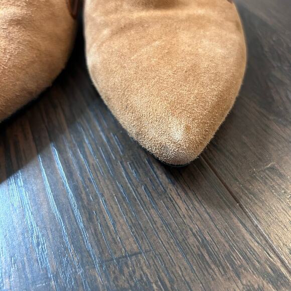 Jenni Kayne Suede Mule Women’s 6.5 Camel Brown Contemporary Travel‎ Professional - Picture 5 of 13